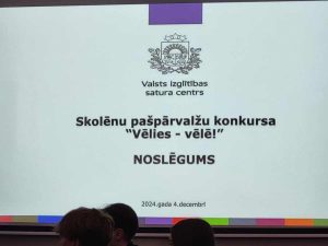 VISC skolēnu pašpārvalžu konkursa noslēgums “Vēlies – vēlē!”