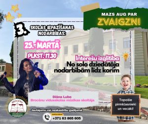 Aicinām uz topošo pirmklasnieku tikšanās reizi 25. martā